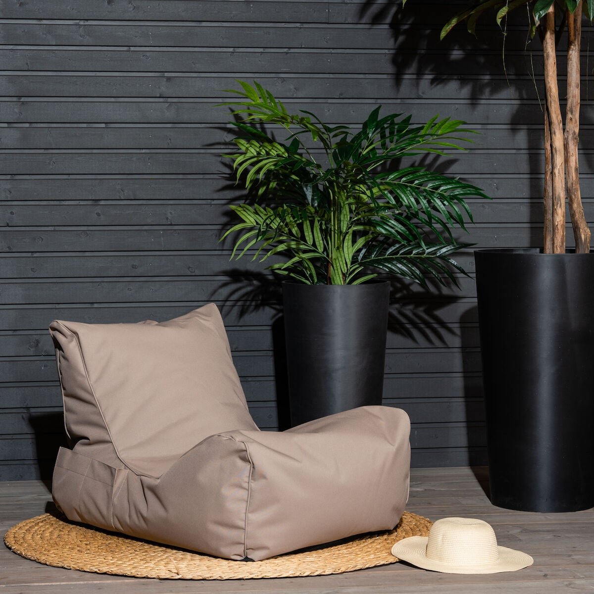 Jade Outdoor säkkituoli harmaanruskea