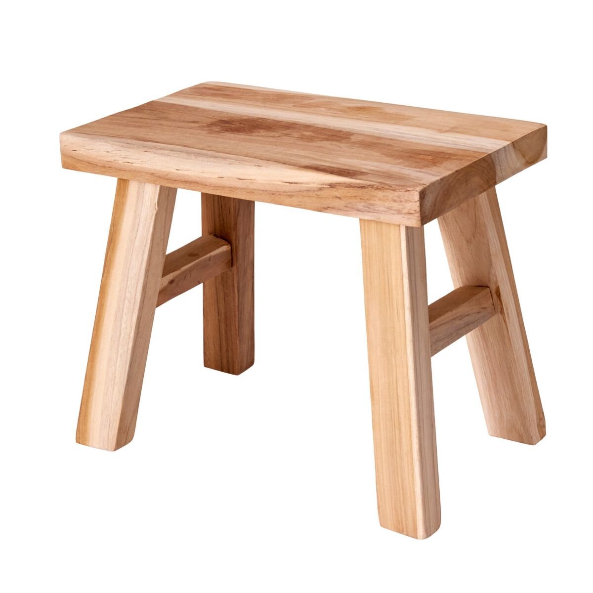 Kare matala tiikkijakkara 31 cm