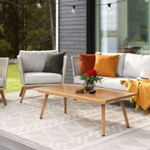 Loiste sohvapöytä 120x60 cm ruskea