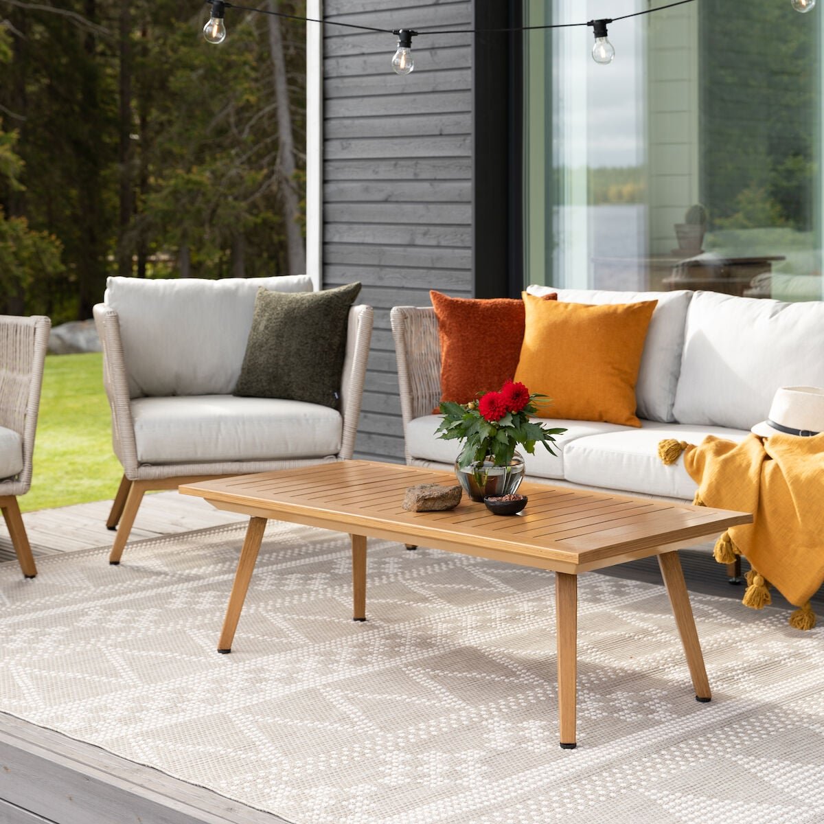 Loiste sohvapöytä 120x60 cm ruskea