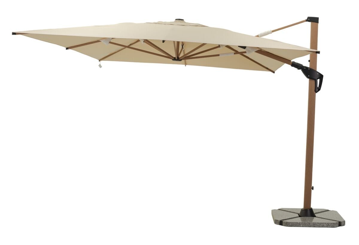 Premium sivuvarjo 300x400 cm beige/ tiikki