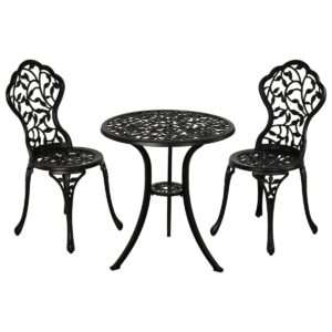 Ruusu parvekesetti musta