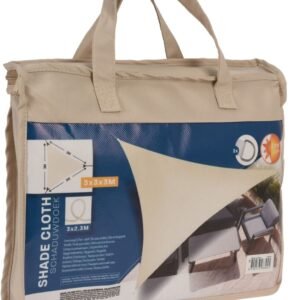 Shade kolmio aurinkovarjo 300×300×300 cm kerma