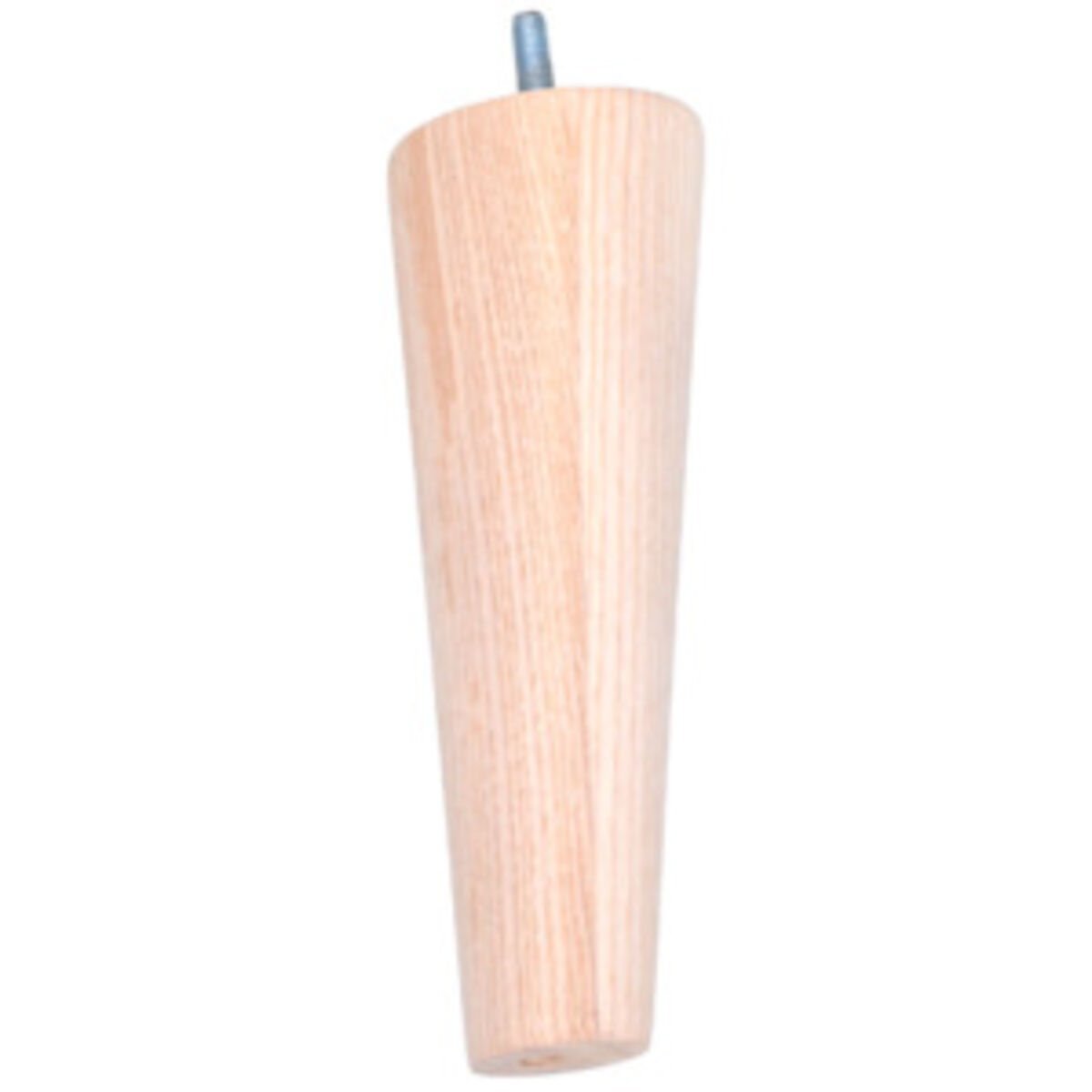 Saarni sohvan jalka valkoinen öljytty tammi 18 cm M8-kierre