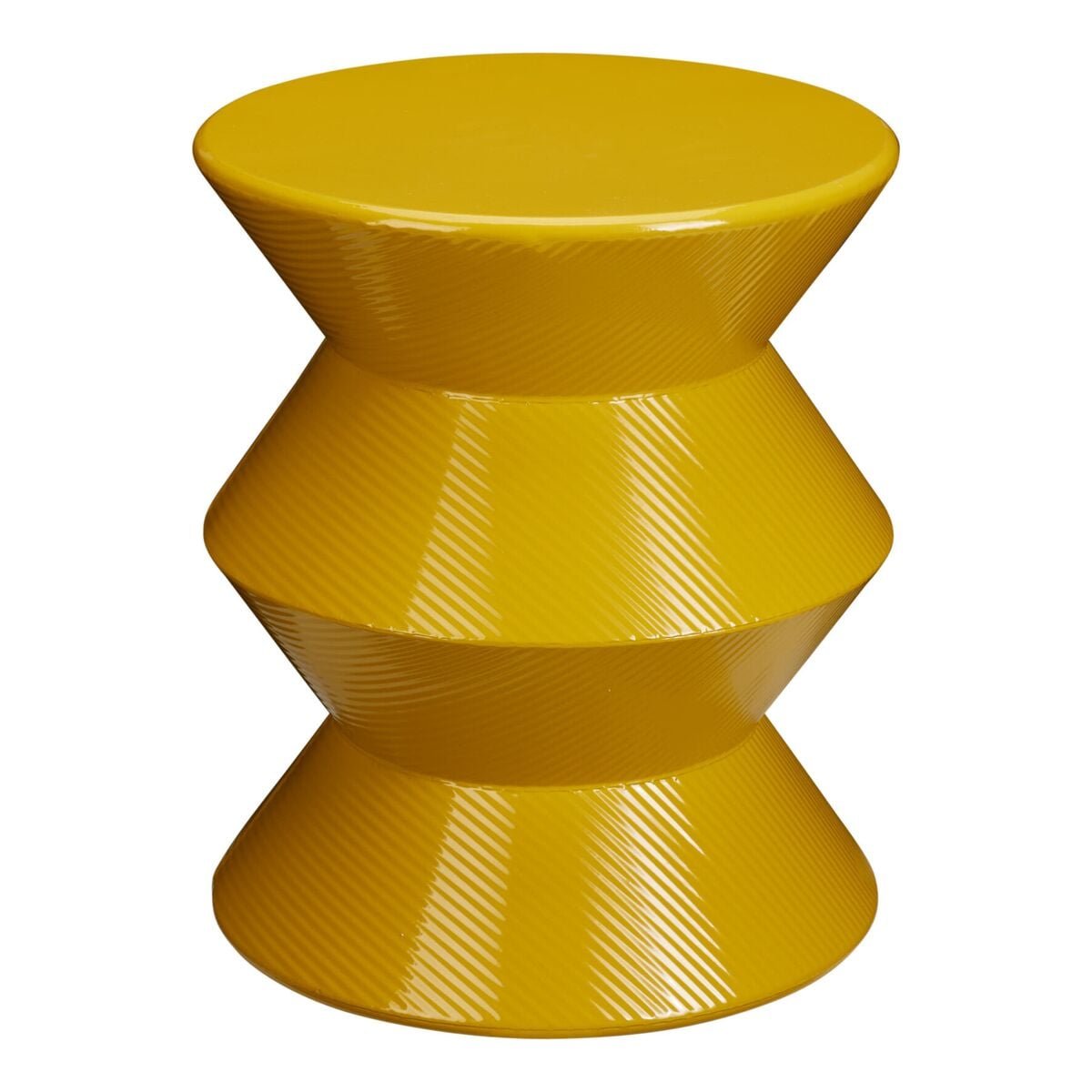 Viva pyöreä sivupöytä Ø31 cm keltainen