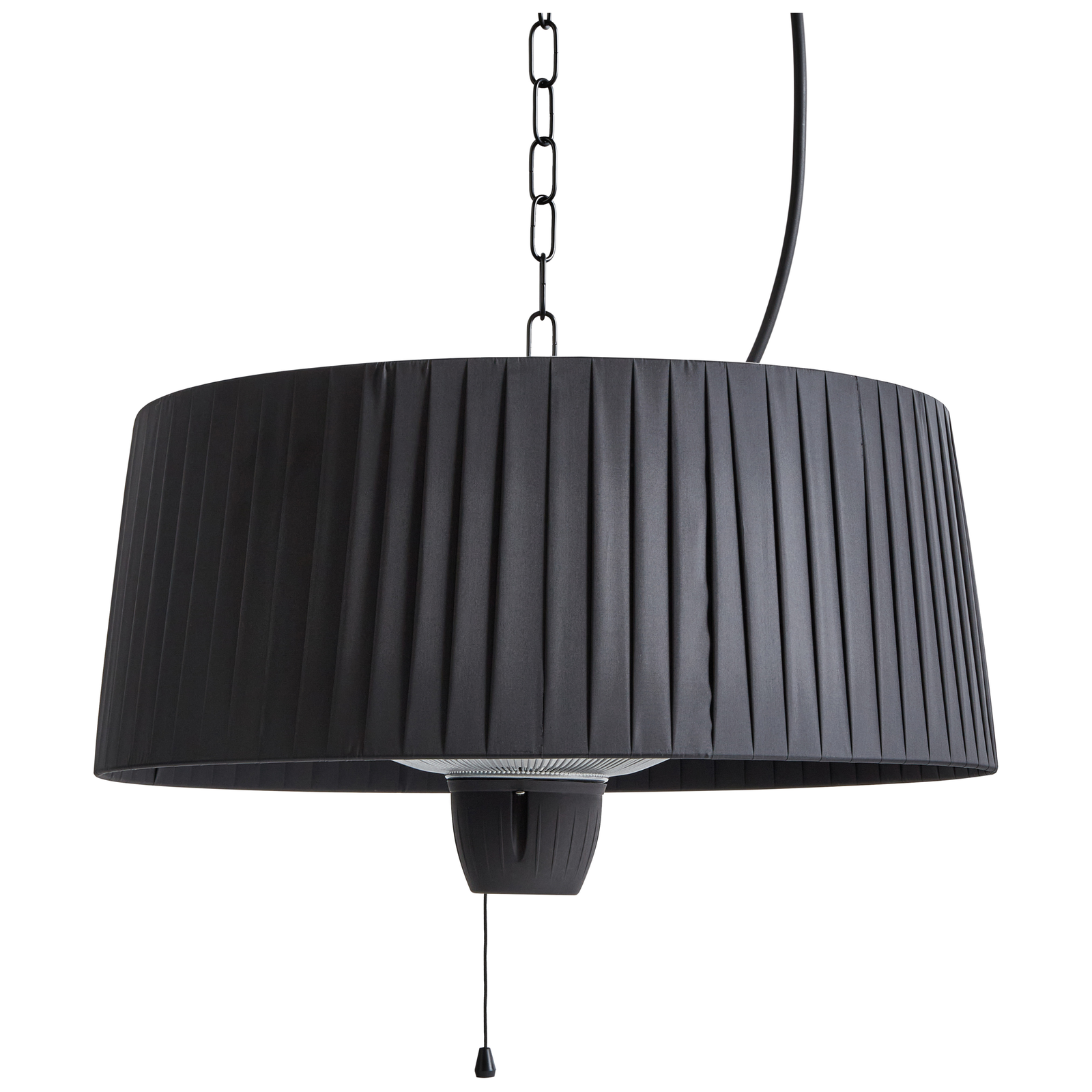 Ripustettava infrapuna-terassilämmitin ASCEA 1500 W Musta