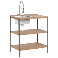 Ulkotiskiallas IVREA sertifioitu akaasia Ruskea/hopea