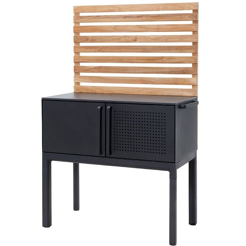 Cane-line, Drop Ulkokeittiö 100 cm Harmaa