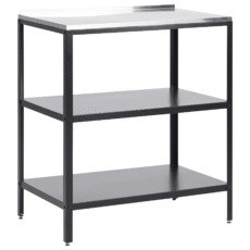 Ulkokeittiösaareke VILAMA metalli Musta