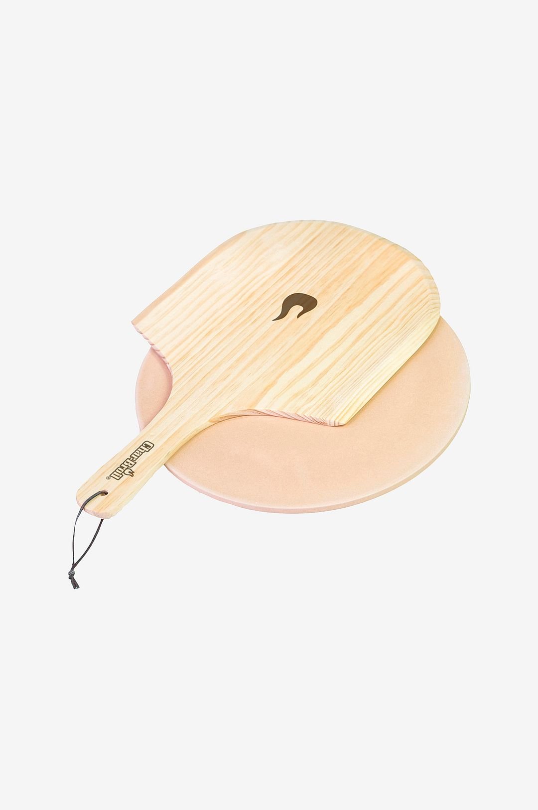 Char-Broil Pizzasetti, jossa pizzakivi ja pizzalapio