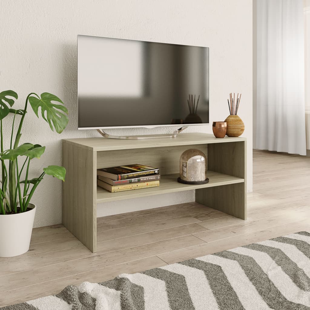 vidaXL TV-taso Sonoma tammi 80x40x40 cm tekninen puu