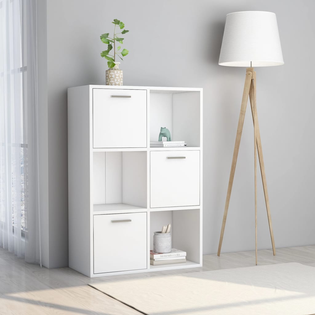 vidaXL Säilytyskaappi valkoinen 60x29,5x90 cm tekninen puu