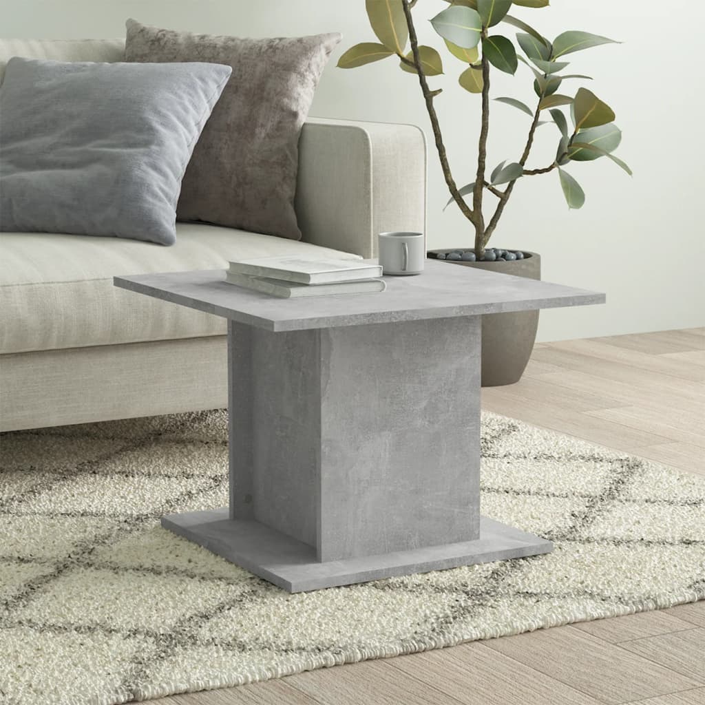 vidaXL Sohvapöytä betoninharmaa 55,5x55,5x40 cm tekninen puu