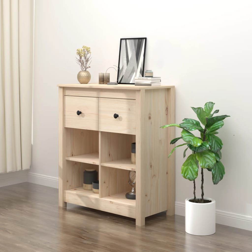 vidaXL Senkki 70x35x80 cm täysi mänty