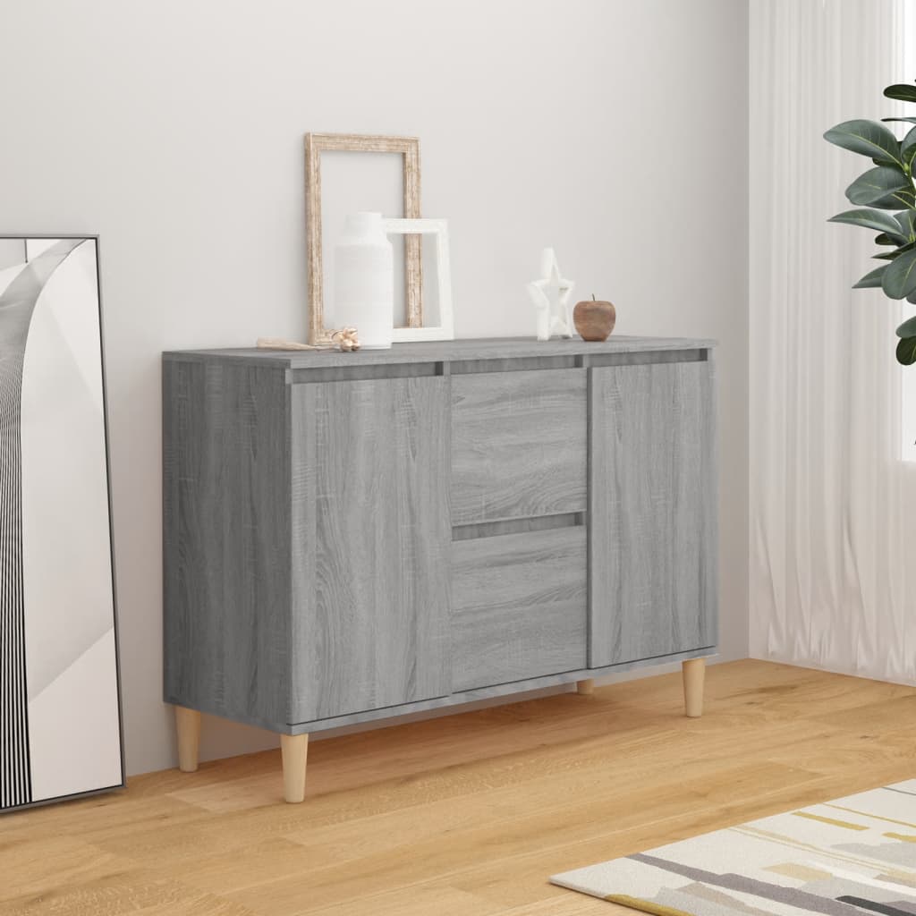 vidaXL Senkki harmaa Sonoma 103,5x35x70 cm tekninen puu