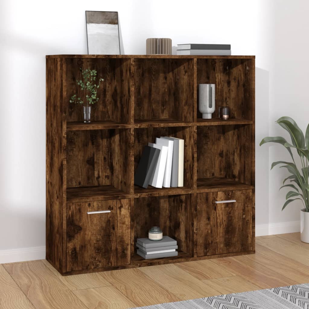 vidaXL Kirjahylly savutammi 98x30x98 cm
