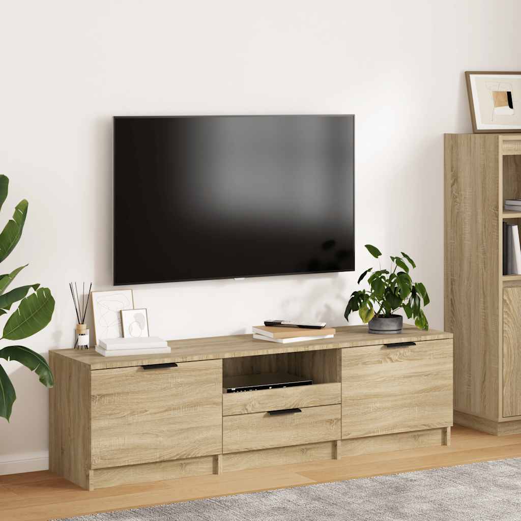 vidaXL TV-taso Sonoma-tammi 140x35x40 cm tekopuu