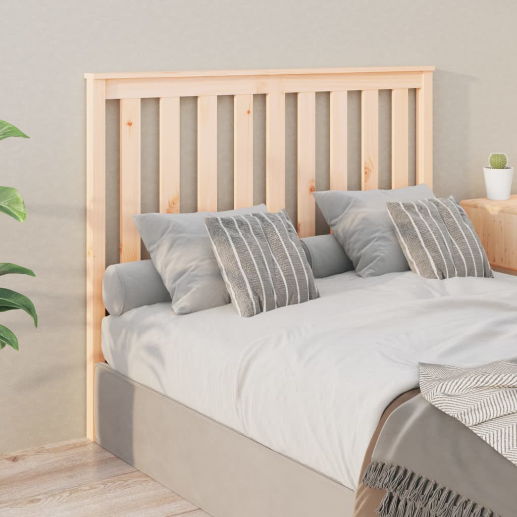 vidaXL Sängynpääty 141x6x101 cm täysi mänty