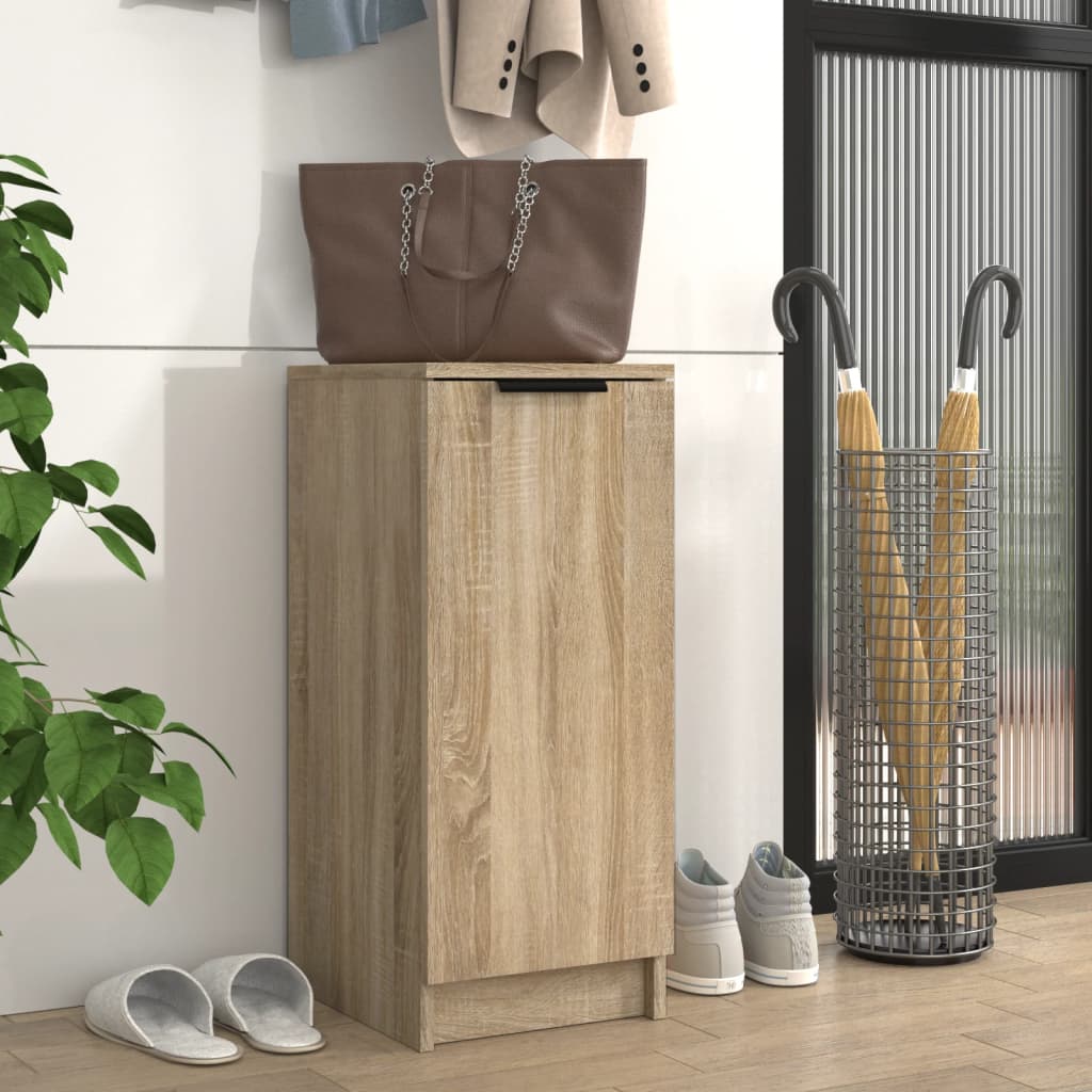 vidaXL Kenkäkaappi Sonoma-tammi 30x35x70 cm tekninen puu