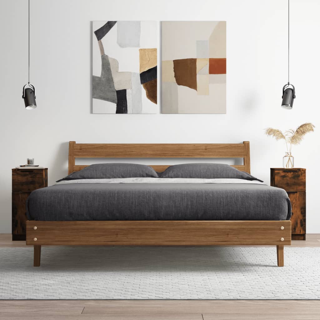 vidaXL Senkki savutammi 30x30x70 cm tekninen puu