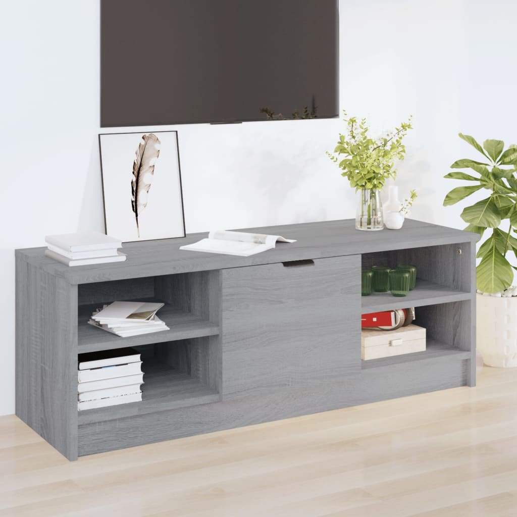 vidaXL TV-taso harmaa Sonoma 102x35,5x36,5 cm tekninen puu