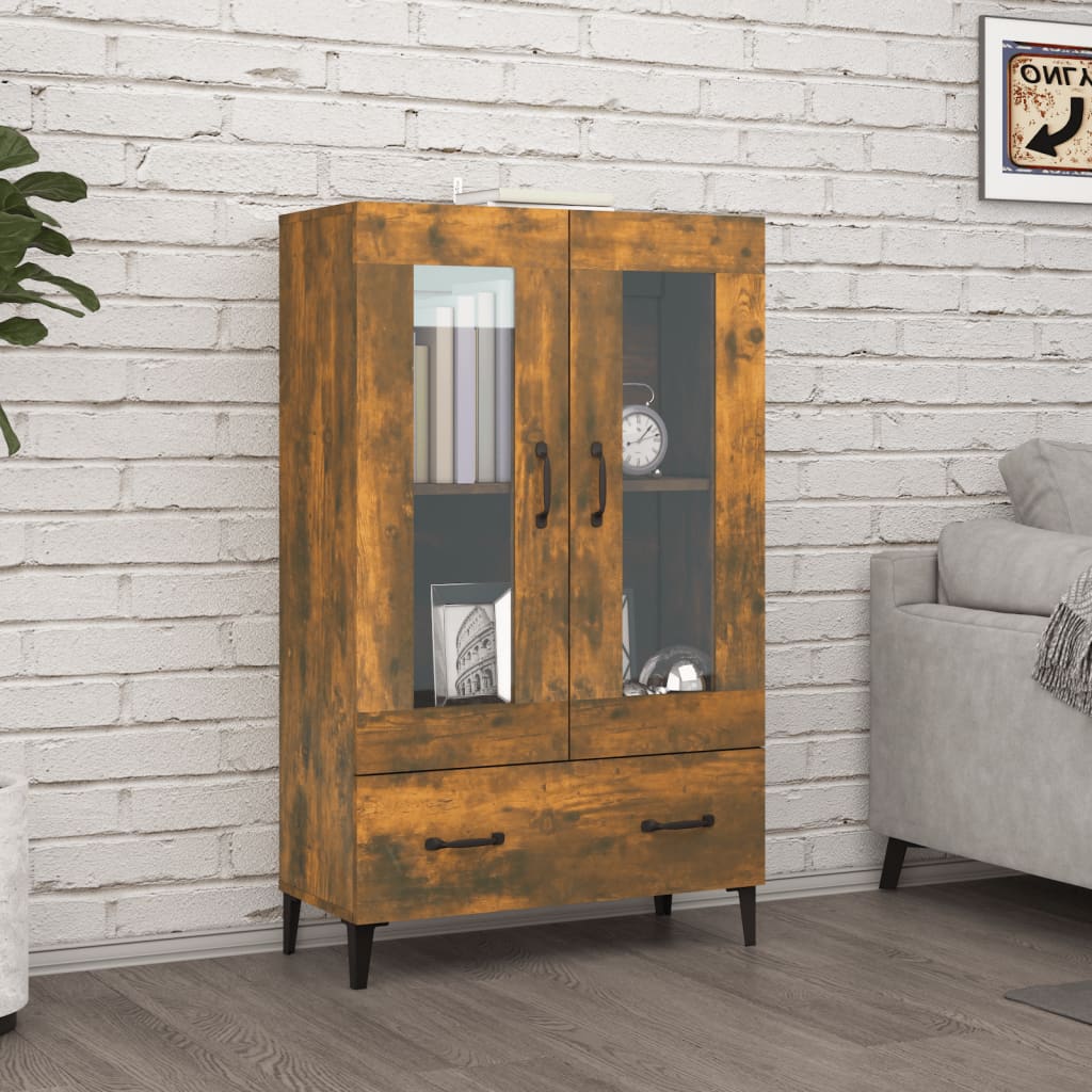 vidaXL Kaappi savutammi 70x31x115 cm tekninen puu