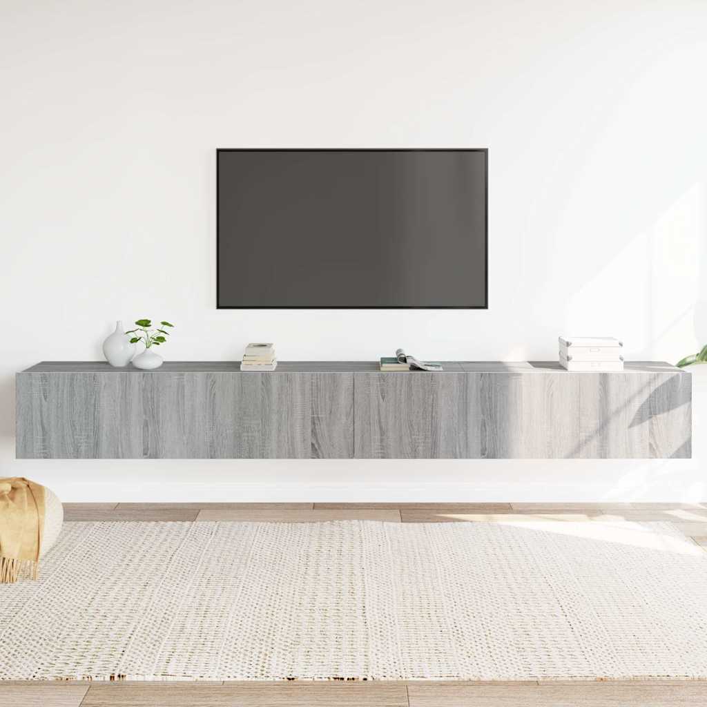 vidaXL 3-osainen TV-kaappisarja harmaa Sonoma tekninen puu