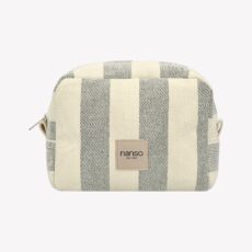 Nanso AMALFI MINI kosmetiikkalaukku - mustavalkoinen