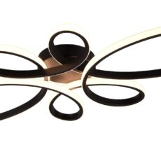 Trio Fly LED kattovalaisin 83 cm mattamusta 3000K