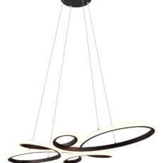 Trio Fly LED riippuvalaisin 83 cm 3000K mattamusta