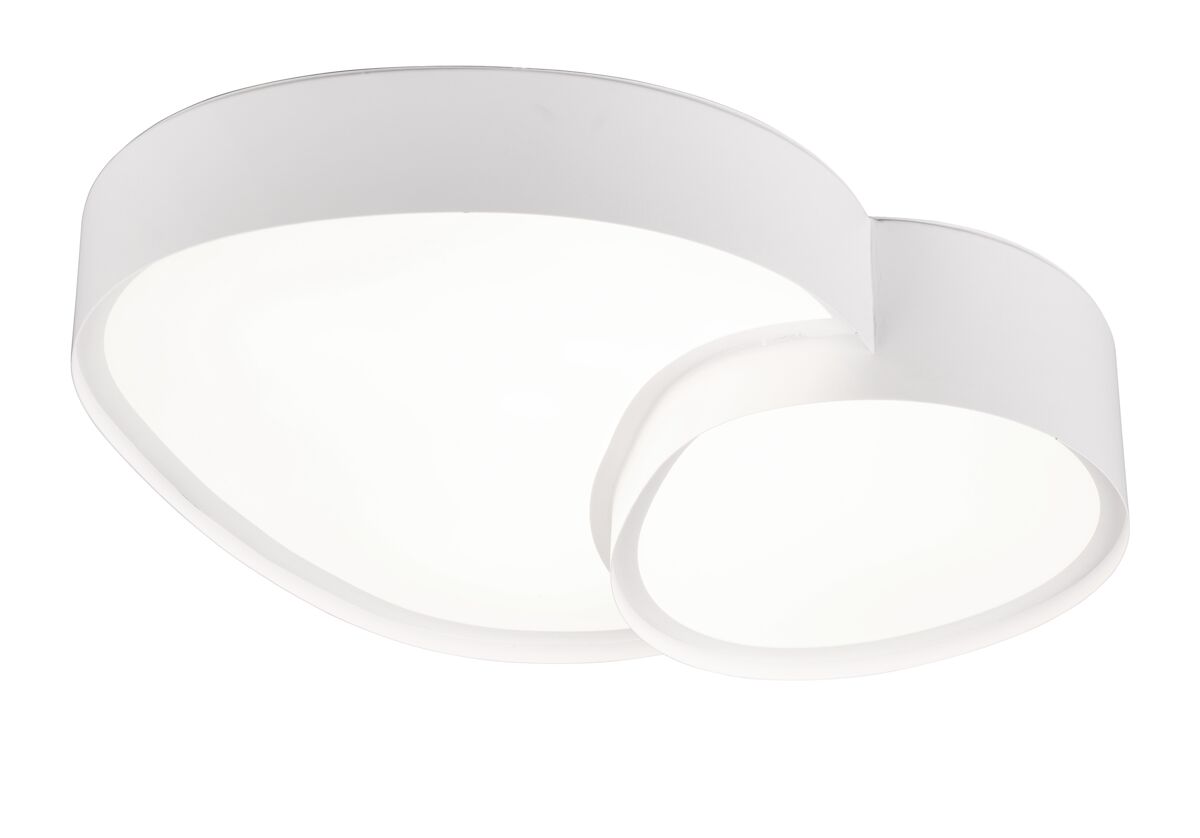 Trio Rise LED katto-/seinävalaisin 43 cm mattavalkoinen