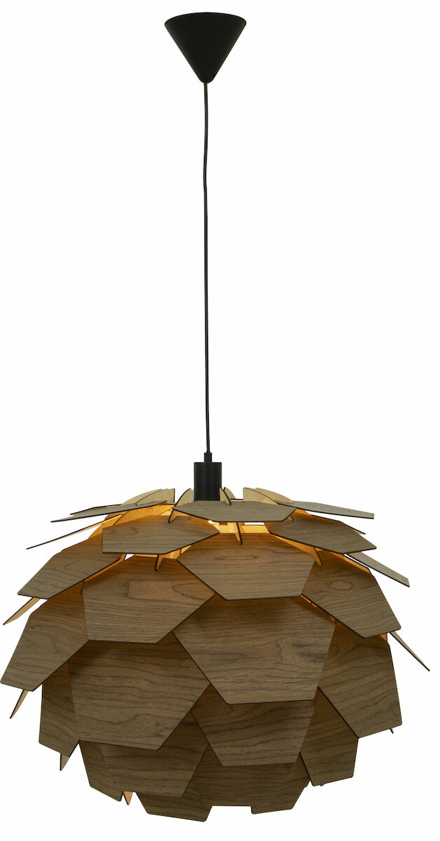 Aneta Lighting Carpatica riippuvalaisin Ø60 cm ruskea
