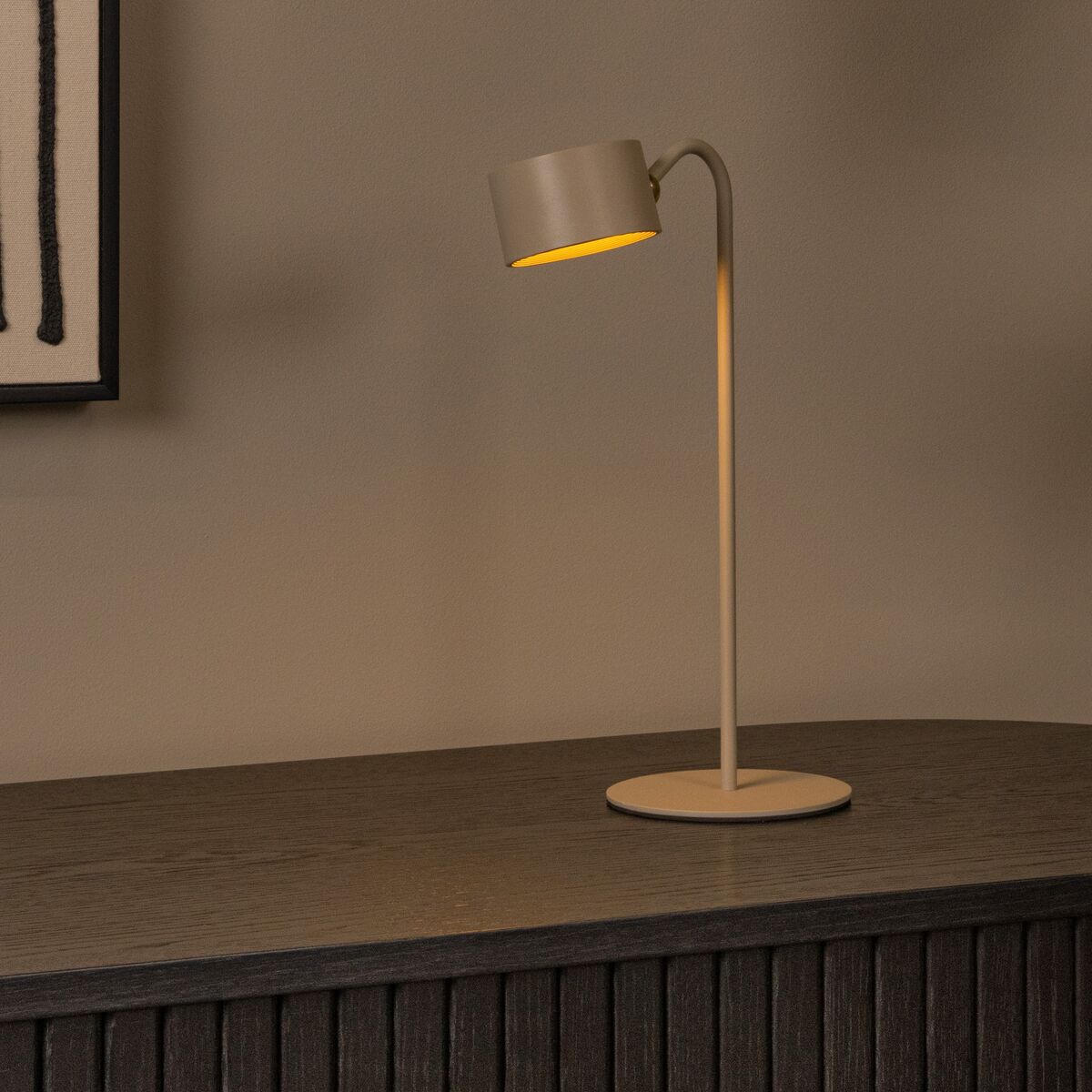 Lucide Jolan pöytävalaisin taupe