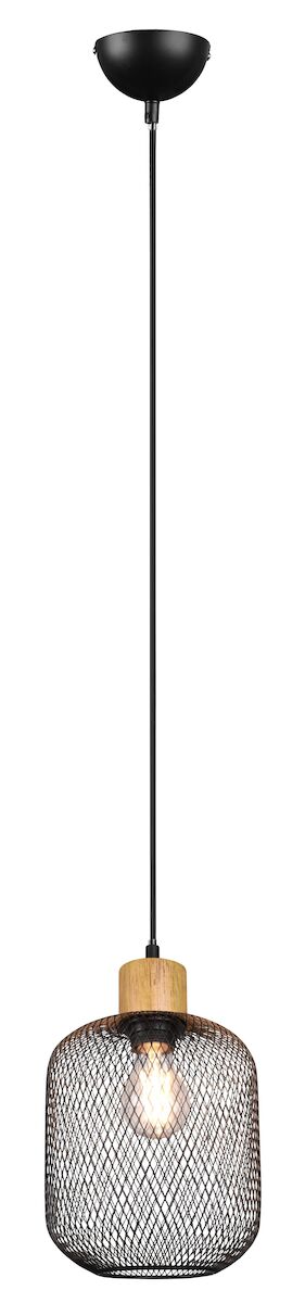 Trio Calimero riippuvalaisin 1-os. E27 22 cm mattamusta