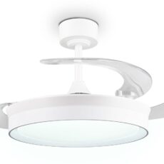 Trio Kerava LED tuuletin kattovalaisin valkoinen