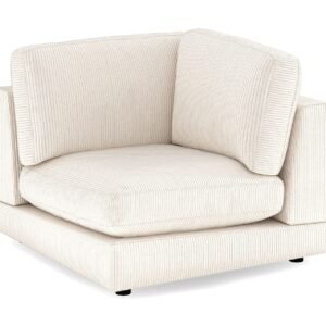 Arken 1-istuttava Kulmamoduuli Manchester-kankaalla - Beige