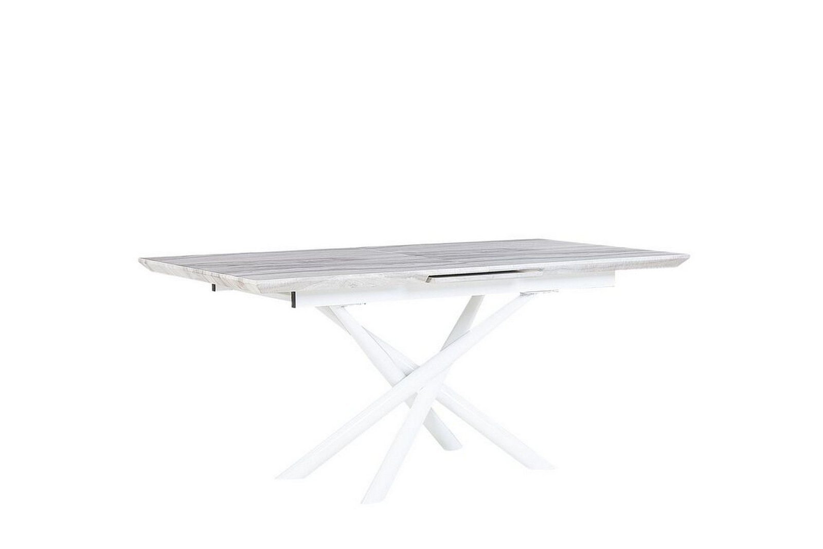 ruokapoyta-layrac-200-cm-kokoontaitettava-valkoinen