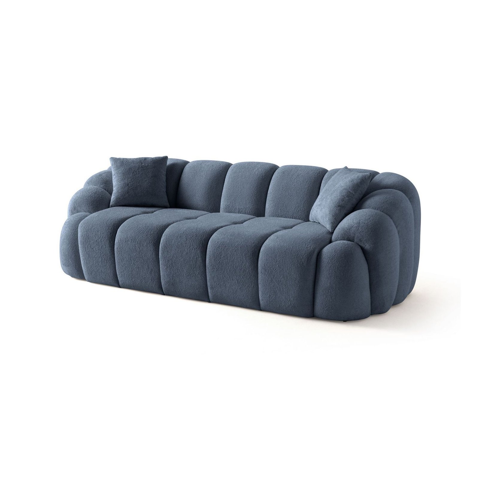 3-istuttava sohva Atelier Del Sofa Octavio (233 x 70 x 80 cm) Laivastonsininen -