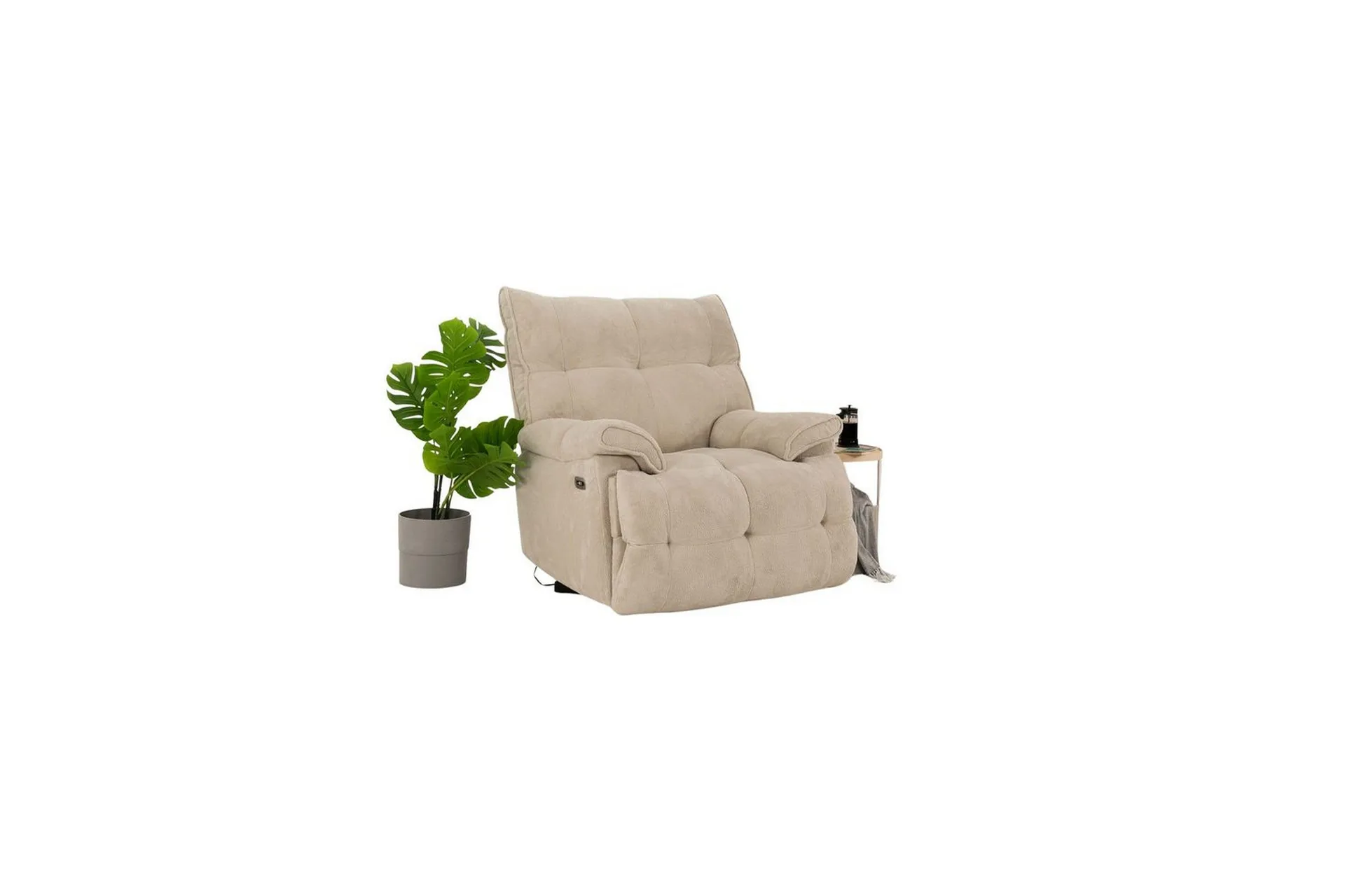 osmara-sahkoinen-recliner-nojatuoli-kermanvalkoinen