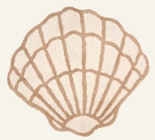 Sea Shell kylpyhuoneenmatto luonnonvalkoinen