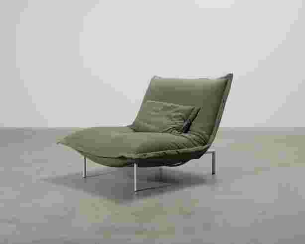 ligne-roset-calin-nojatuoli-vihrea