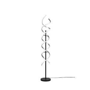 LED-Lattiavalaisin Sequence Harjattu Alumiini/Mattamusta - Trio Lighting