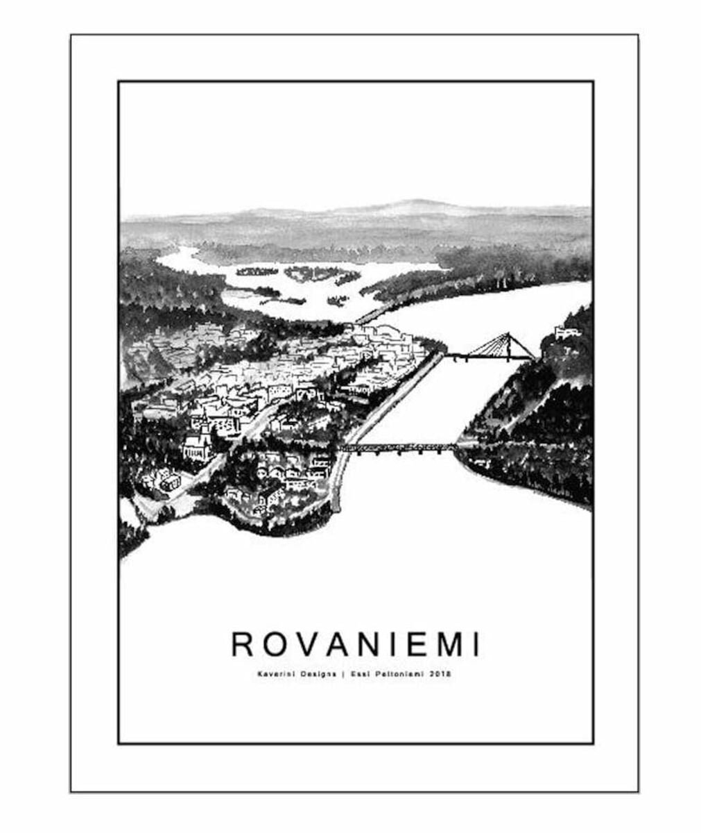 kaverini-rovaniemi-kaupunkijuliste-50x70-cm