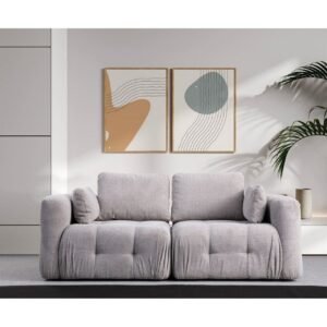 Yvara Sohva 2-sits - Vaaleanharmaa