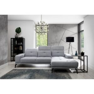 Kulmasohva Eltap Torrense 265x175x98 cm - Primo 88, Harmaa, Oikea