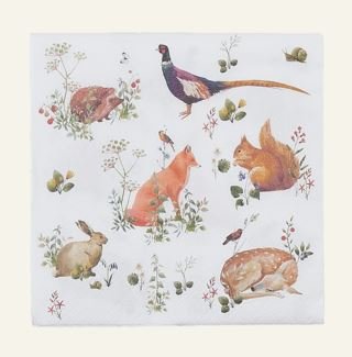 wild-animals-paperiservetit-monivari