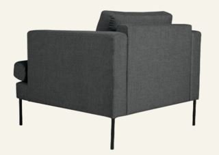 Ava nojatuolin irtopäällinen harmaa