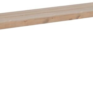 Ruska penkki 35x126 cm antiikkipetsattu harjattu ja lakattu mänty/valkoinen