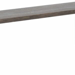 Pujo penkki 35x176 cm savunharmaa lakattu tammi A-laatu/valkoinen pulverim