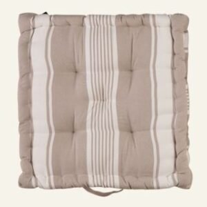 Capri stripe istuintyyny harmaanruskea